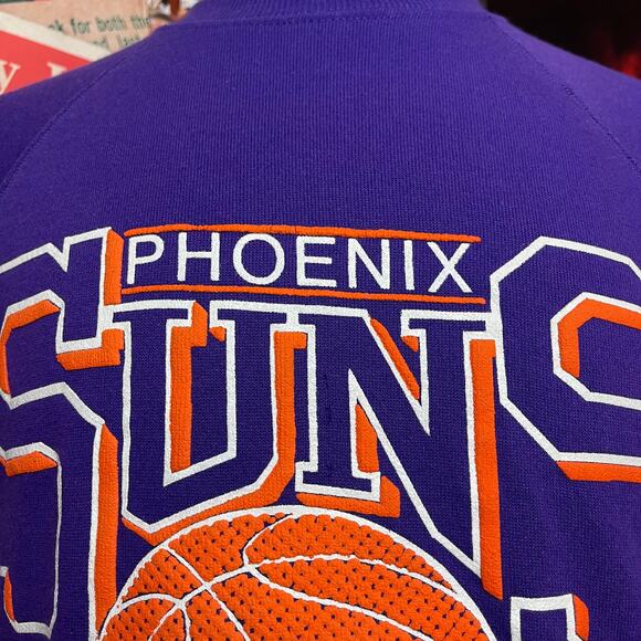 Vintage Phoenix Suns 80s‎ NBA Crewneck Pullover Sweatshirt - Picture 2 of 6